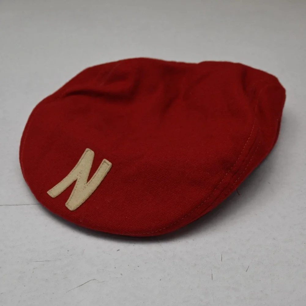 Vtg Nebraska Cornhuskers Red Wool Stevens Caps 6 7/8 Go Big Red Boys Mens Hat